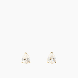 Pear Studs Large Gold