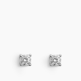 Stud Earrings Silver - 6 mm
