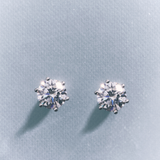 Stud Earrings Silver - 7 mm