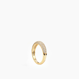 Half Pavé Ring Gold