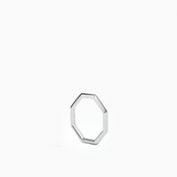 Triangle Octagon Ring Silver