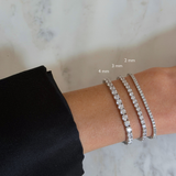 Tennis Bracelet Silver 3 mm