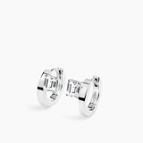 Sopra Emerald Huggies Silver