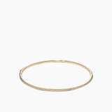 Stone Cuff Bracelet Gold