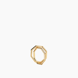 Double Octagon Ring Gold