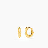 Sole Huggie Hoops Gold