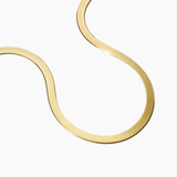 Herringbone Necklace Gold