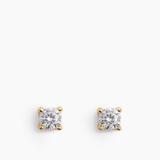 Stud Earrings Gold - 6 mm