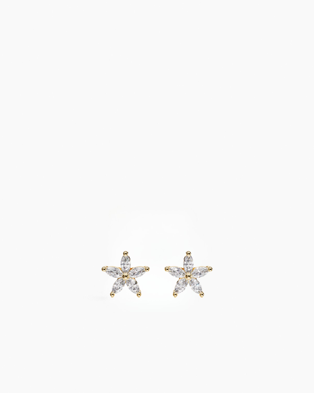 Flower Studs Gold