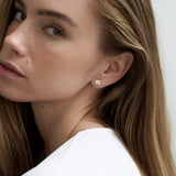 Stud earrings Gold- 7mm