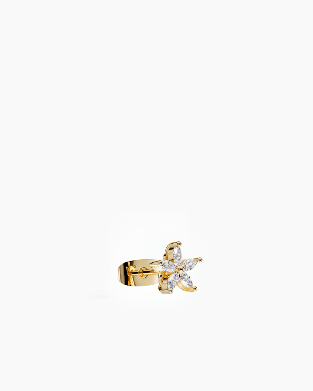 Flower Studs Gold