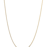Thin Chain Necklace Silver - 60 cm