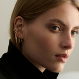 Eterno Hoops 15mm Gold