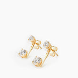 Double Eterno Earrings Gold