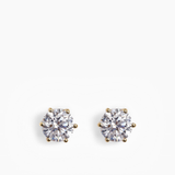 Studs Earrings Gold - 8 mm