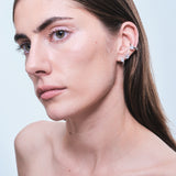 Pear Ear Cuff Silver