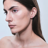 Pear Studs Large Gold