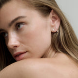 Pear Studs Medium Gold