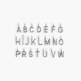 Letter Charm Silver
