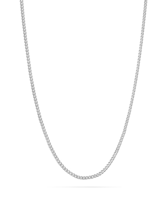 Flat Chain Silver - 47 cm i gruppen Shop / Halskjeder hos ANI (ANI-0125-30)