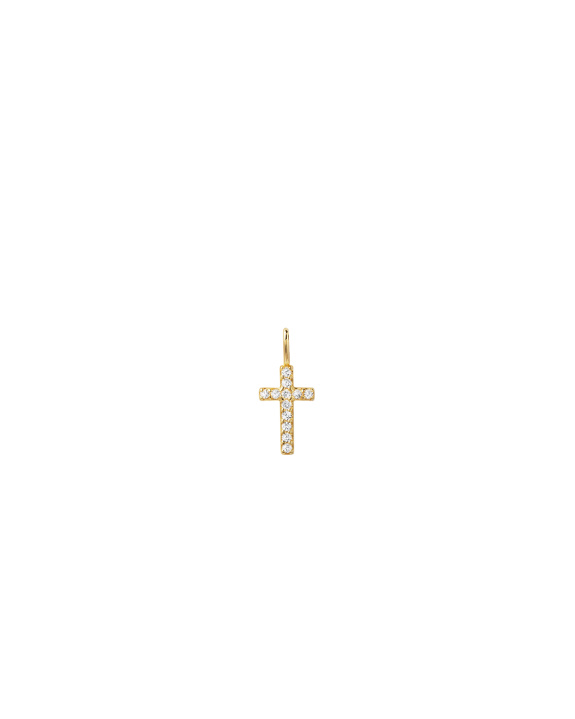 Cross Charm Gold i gruppen Shop / Halskjeder hos ANI (ANI-0125-43)