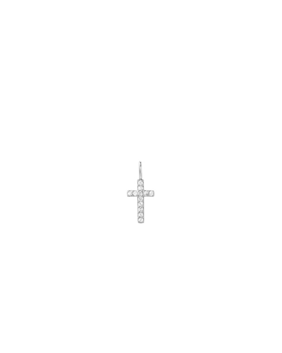 Cross Charm Silver i gruppen Shop / Halskjeder hos ANI (ANI-0125-44)