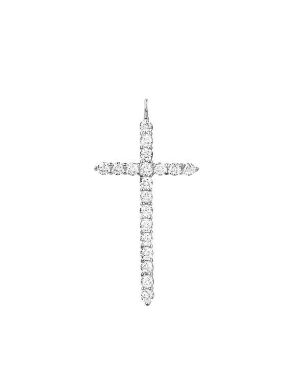 Large Cross Pendant Silver i gruppen Shop / Halskjeder hos ANI (ANI-0125-48)