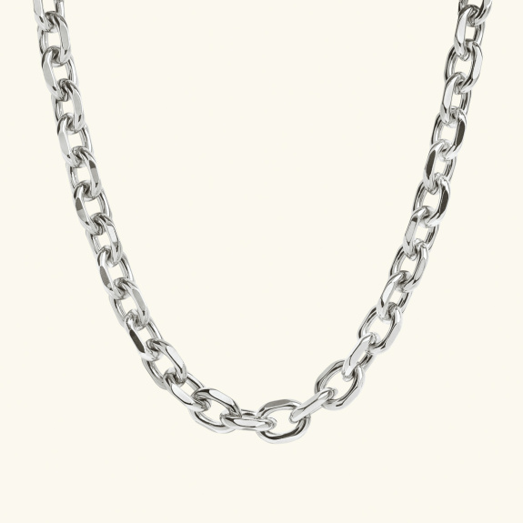 Chain Necklace Large Silver i gruppen Shop / Halskjeder hos ANI (ANI-0623-002)