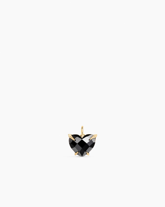 Black Heart Pendant Gold i gruppen Shop / Halskjeder hos ANI (ANI-0825-009)