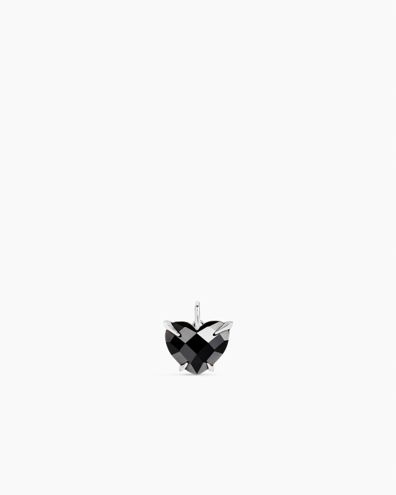 Black Heart Pendant Silver i gruppen Shop / Halskjeder hos ANI (ANI-0825-010)