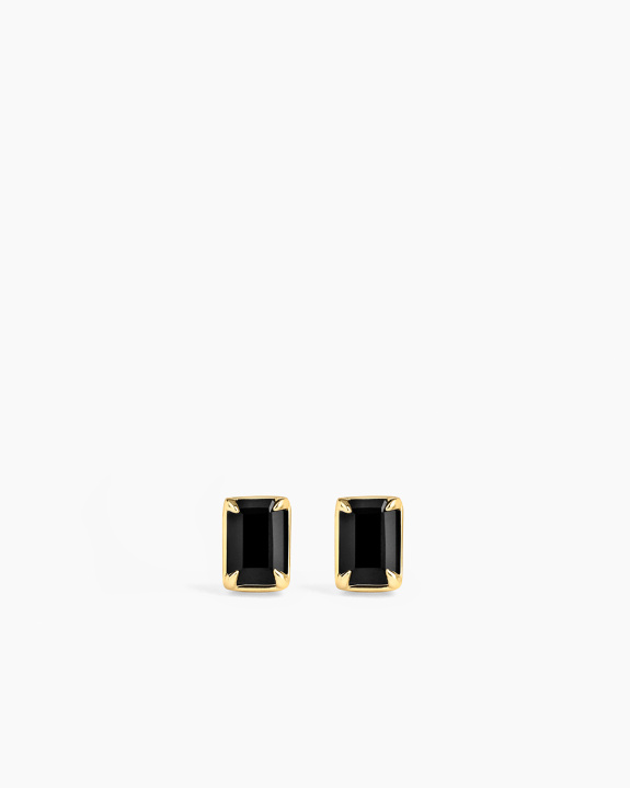 Black Studs Gold i gruppen Shop / Øredobber hos ANI (ANI-0825-012)