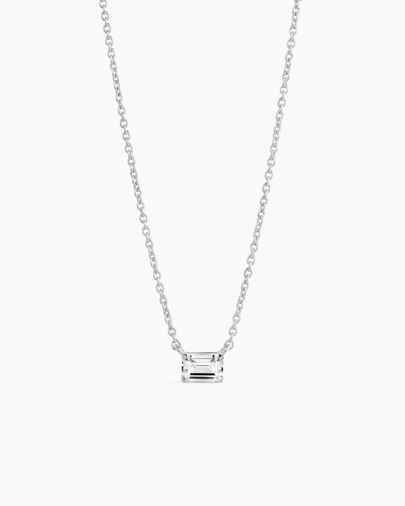 Emerald Necklace Silver i gruppen Shop / Halskjeder hos ANI (ANI-0825-022)