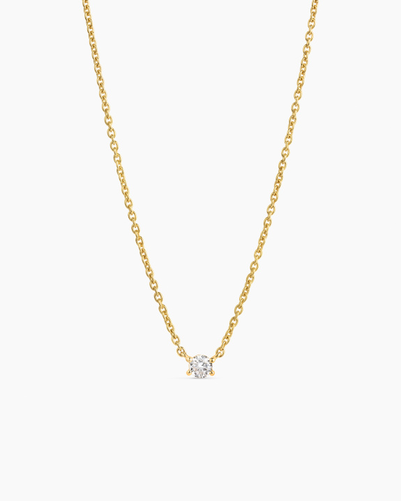 Solitaire Necklace Gold i gruppen Shop / Halskjeder hos ANI (ANI-0825-029)
