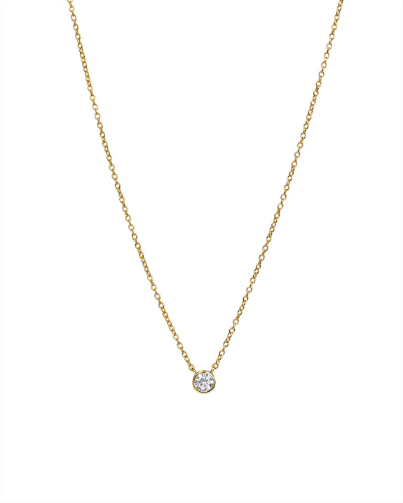 Bezel Chain Necklace Gold i gruppen Shop / Halskjeder hos ANI (ANI-1024-001)