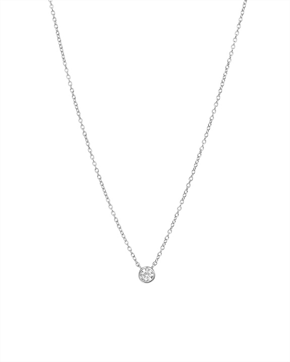 Bezel Chain Necklace Silver i gruppen Shop / Halskjeder hos ANI (ANI-1024-002)