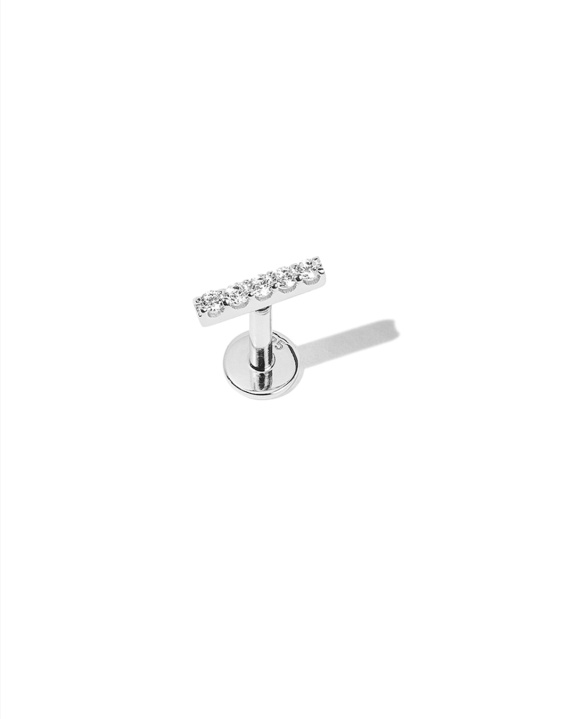 Long Stone Labret Silver i gruppen Shop / Øredobber hos ANI (ANI-1024-012)