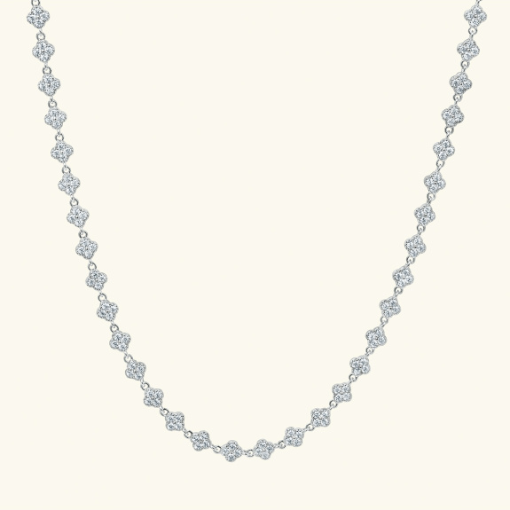 Blossom Necklace Silver i gruppen Shop / Halskjeder hos ANI (ANI-NE-01-002)