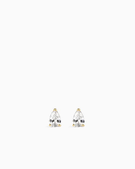 Pear Studs Medium Gold i gruppen Shop / Øredobber hos ANI (ANI0012-G)