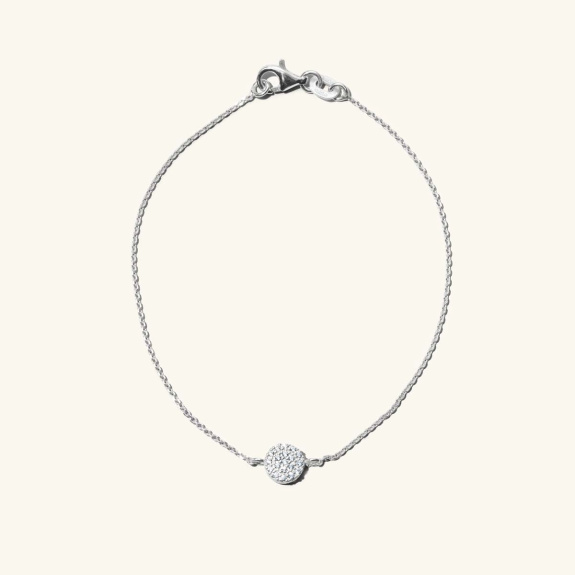 Snowball Bracelet Silver - 18 cm i gruppen Shop / Armbånd hos ANI (ANI03037)