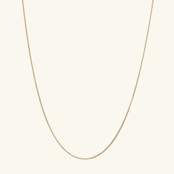 Thin Chain Necklace Gold - 45 cm i gruppen Shop / Halskjeder hos ANI (ANI628)