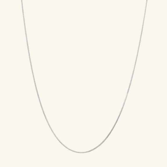 Thin Chain Necklace Silver - 45 cm i gruppen Shop / Halskjeder hos ANI (ANI630)