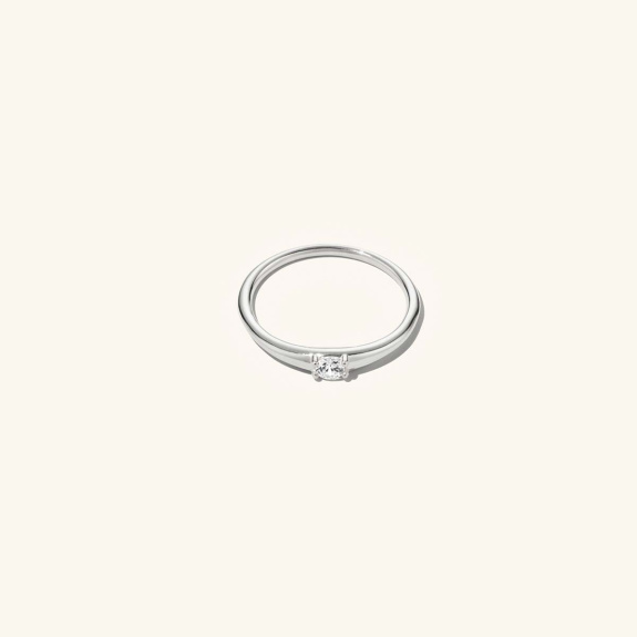 Solitaire Ring Silver - 16 mm i gruppen Shop / Leaving soon hos ANI (ANI685)