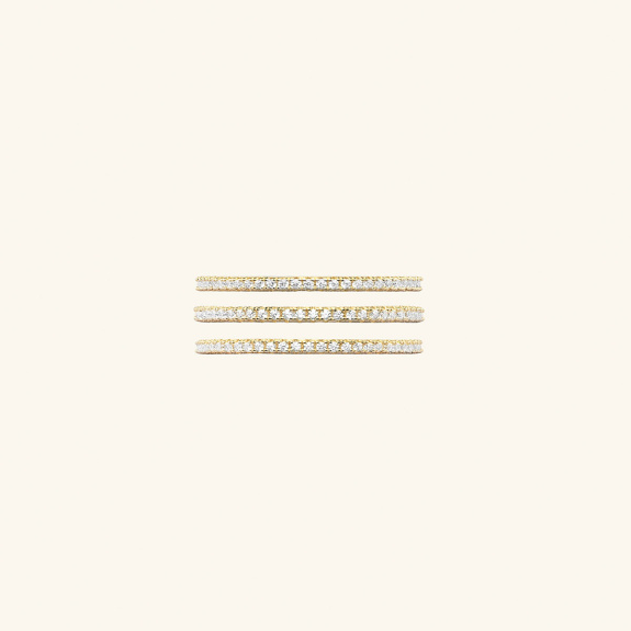 Eternity Ring Stack Kit - Gold i gruppen Shop / Ringer hos ANI (ANI_SET_008)