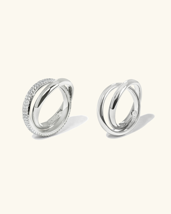 Dualité Ring Kit - Silver i gruppen Shop / Ringer hos ANI (ANI_SET_025)