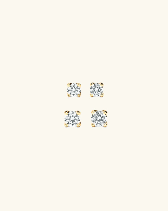 Stud Earrings Kit - Gold i gruppen Shop / Øredobber hos ANI (ANI_SET_026)