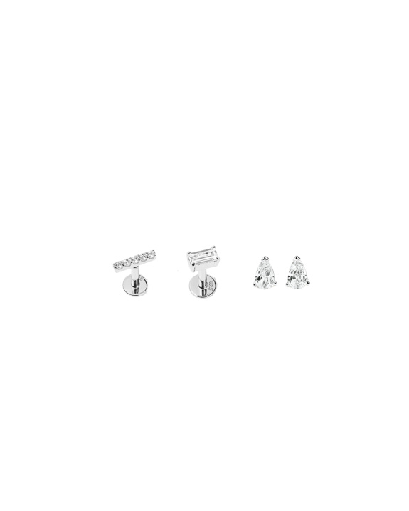 Labret and Stud Kit - Silver i gruppen Shop / Øredobber hos ANI (ANI_SET_045)