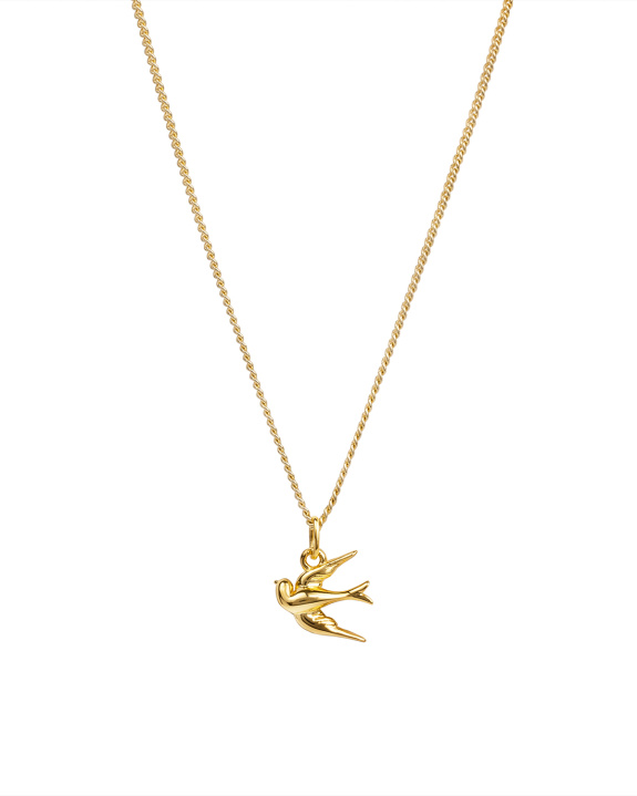 Swallow Necklace Gold i gruppen Shop / Halskjeder hos ANI (ANI_SET_054)