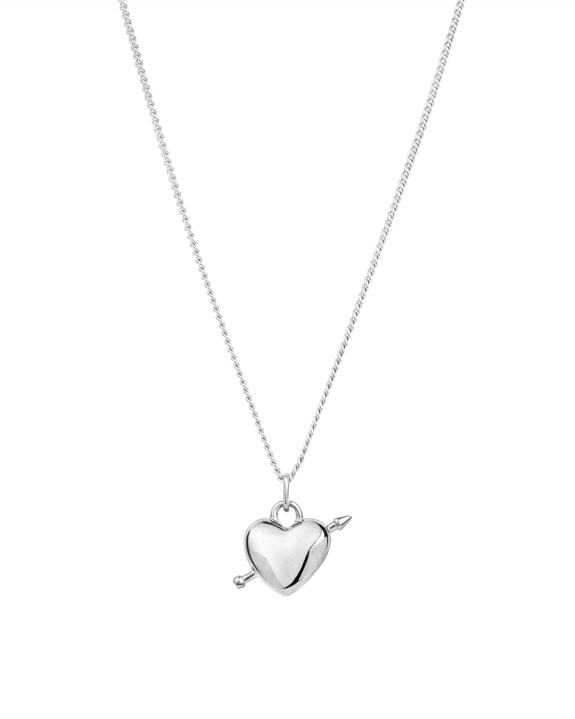 Heart Arrow Necklace Silver i gruppen Shop / Halskjeder hos ANI (ANI_SET_057)