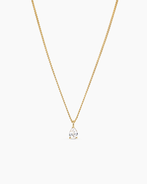Pear Necklace Gold i gruppen Shop / Halskjeder hos ANI (ANI_SET_086)