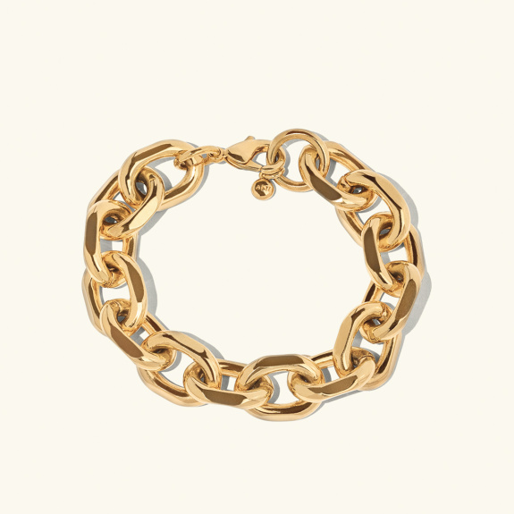 Chain Bracelet Large Gold i gruppen Shop / Armbånd hos ANI (ANI_VA_040)